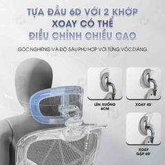 Ghế công thái học 927-1, Ghế xoay văn phòng chuẩn ergonomic