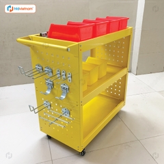Xe đẩy dụng cụ đồ nghề 3 tầng HTD-05