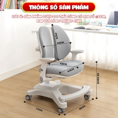 Ghế học sinh chống gù lưng HTDkids CM808