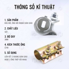Đầu Nối Ngoài Giàn Giáo