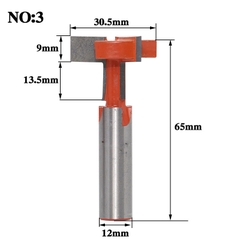 Mũi Soi Tấm Rãnh Gỗ Thanh Nhôm Chữ T cốt 12mm