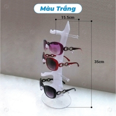 Giá trưng bày kính mắt bằng nhựa 988 - kệ trưng bày kính PVC - 5 tầng