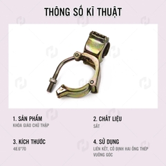 Khóa Giáo Chữ Thập Ø48
