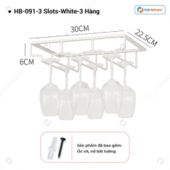 Giá treo rượu kèm treo ly HB-091