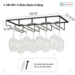Giá treo rượu kèm treo ly HB-091