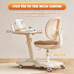 Bộ bàn học liền ghế chống gù T74