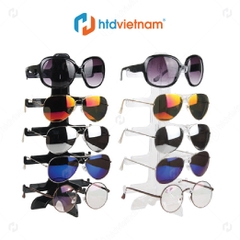 Giá trưng bày mắt kính mica để bàn - 5 Tầng đơn