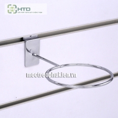 Móc vòng tròn trưng bày bóng dạng cài rãnh