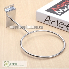 Móc vòng tròn trưng bày bóng dạng cài rãnh