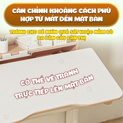 Bàn học tăng giảm chiều cao HTDkids T100