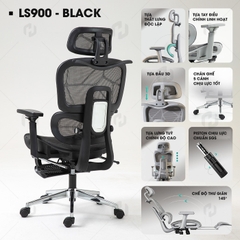 Ghế Văn Phòng Công Thái Học HTD-LS900