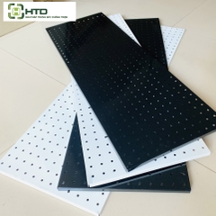 Tấm thép đục lỗ cài móc treo sơn tĩnh điện