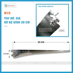 TAY ĐỠ, GIÁ ĐỠ KỆ KÍNH M10