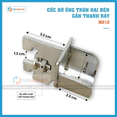 Cốc đỡ ống tròn hai bên MD12