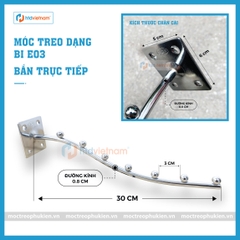 Móc Treo Quần Áo Bắn Trực Tiếp Vào Tường E03