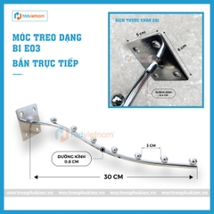 Móc Treo Quần Áo Bắn Trực Tiếp Vào Tường E03