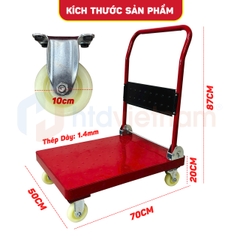 Xe đẩy hàng tay gập HTD
