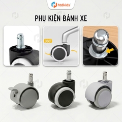 Phụ Kiên Bánh Xe Ghế Chống Gù, Ghế Văn Phòng