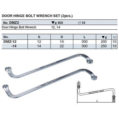Bộ tròng chữ Z tháo ốc bản lề cửa DMZ2