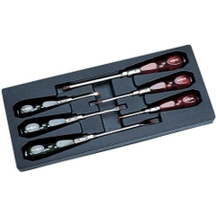 Bộ tô vít cán gỗ Nepros NTD306