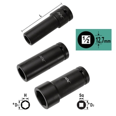 Đầu khẩu vặn ốc NAC 12.7