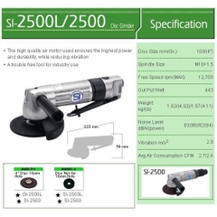 Máy mài đĩa Shinano 4 inch SI-2500L