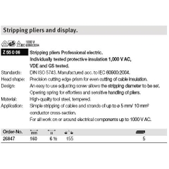 Kìm tuốt dây điện Wiha 26847