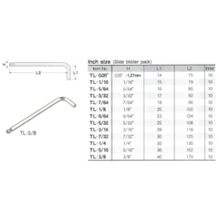 Bộ lục giác hệ inch Eight TLS-13ZD