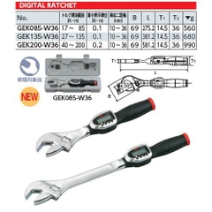 Cờ lê lực mỏ lết KTC GEK085-W36