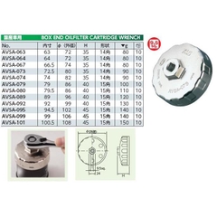 Vam tháo cốc lọc KTC AVSA12A