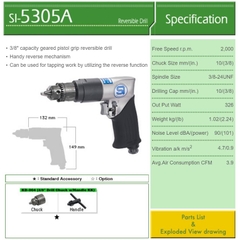 Máy khoan khí nén SI-5305A