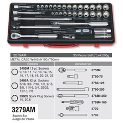 Bộ đầu tuýp Koken 3/8 inch 3279AM