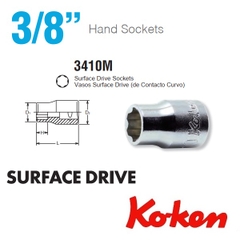 Đầu khẩu Koken 3/8 inch 3410M