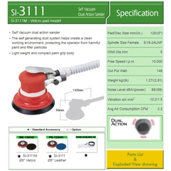 Máy chà nhám tròn SI-3111M