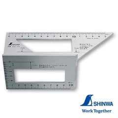 Thước ke góc 2 mặt Shinwa 62113