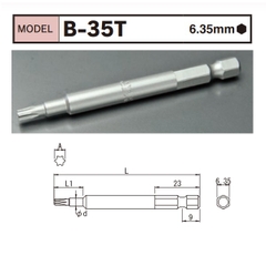 Mũi vặn vít hoa thị BiX B-35T