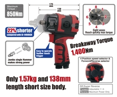 Súng vặn ốc 1/2 Shinano SI-1460SR