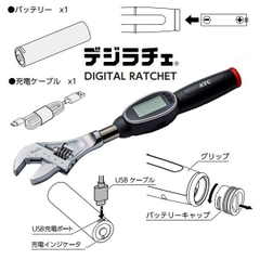 Mỏ lết lực điện tử KTC GEW100-W36