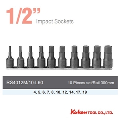 Bộ tuýp lục giác 1/2 Koken RS4012M/10-L60