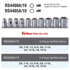 Bộ đầu khẩu hệ inch Koken RS4400A/10