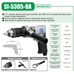 Máy khoan Shinano 1/2 inch SI-5305-8A
