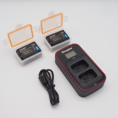 Bộ sạc đôi + pin Kingma BM058-FW50