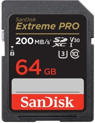 Thẻ nhớ SDXC Sandisk Extreme PRO 64GB 200mb/s (Chính hãng)