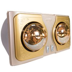 Đèn sưởi nhà tắm Kohn KU/KP02G - 2 bóng (hàng chính hãng) Thương hiệu :