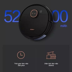 Robot hút bụi lau nhà Ecovacs Deebot T5 Max bh 1 năm hàng nhập khẩu