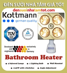 Đèn Sưởi Nhà Tắm Kottmann K4B-G