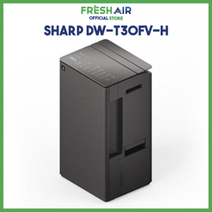 Máy lọc không khí và hút ẩm Sharp DW-T30FV-H (77m²/30lít)