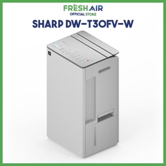 Máy lọc không khí và hút ẩm Sharp DW-T30FV-W (77m²/30lít)