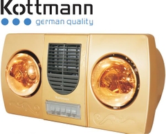 Đèn sưởi nhà tắm Kottmann K2B-HW-G sưởi gió vàng