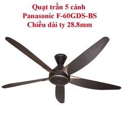 Quạt trần Panasonic 5 cánh F-60GDS-B